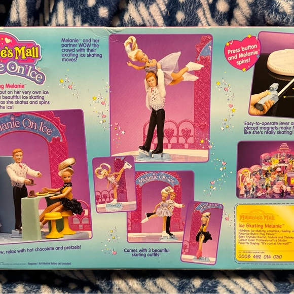 Sealed Cap Toys Melanie's Mall Melanie On Ice 5407 with Ice Skating Mela… - Picture 2 of 6